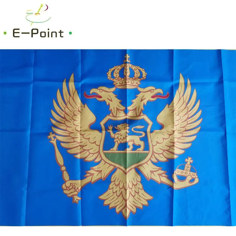 Naval Jack of Montenegro Flag 3*5FT (90cm*150cm) Polyester Flag Banner Decoration Flying Home & Garden Flags Festive Gifts