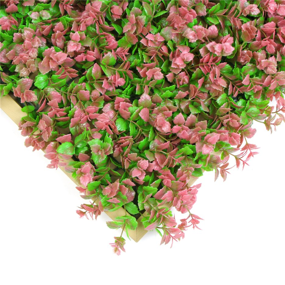 New Design Custom Fresh PE Artificial IVY Frame Plant Wall