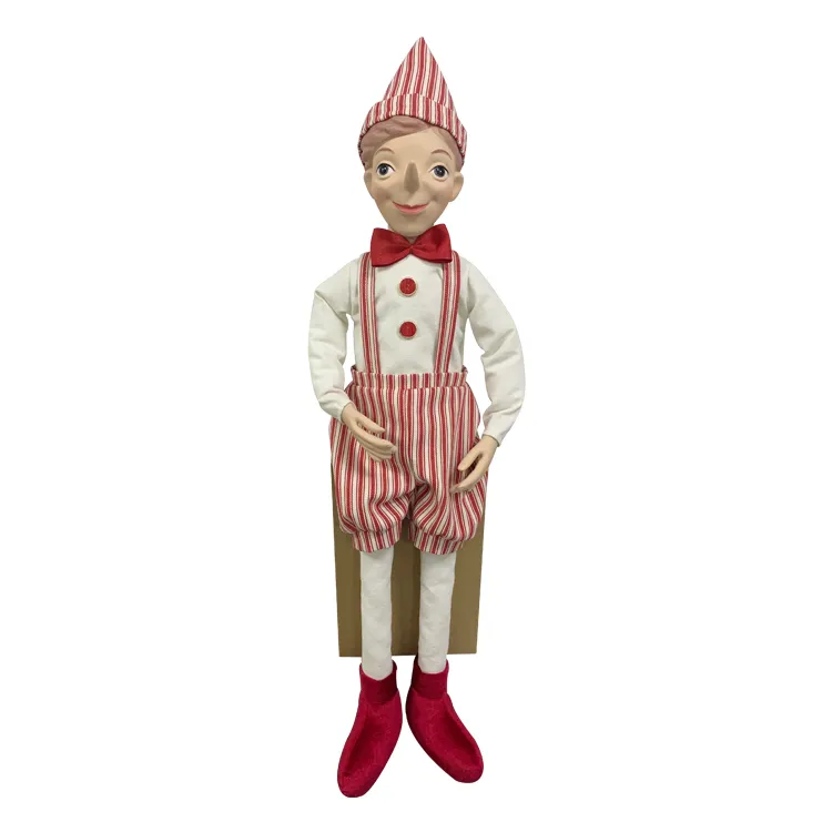 New Xmas Gift 2021 Elf Figure Pinocchio Decoration Supplies Art Crafts Christmas