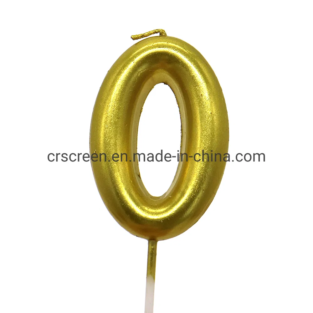 Number 0-9 Birthday Cake Numeral Candles for Birthday Cake Decoration