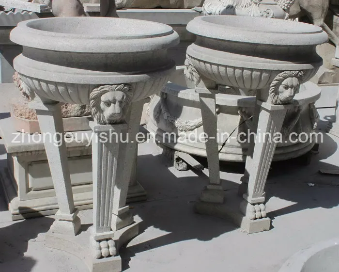 Pair of Fantastic Hand Carved Marble Urn