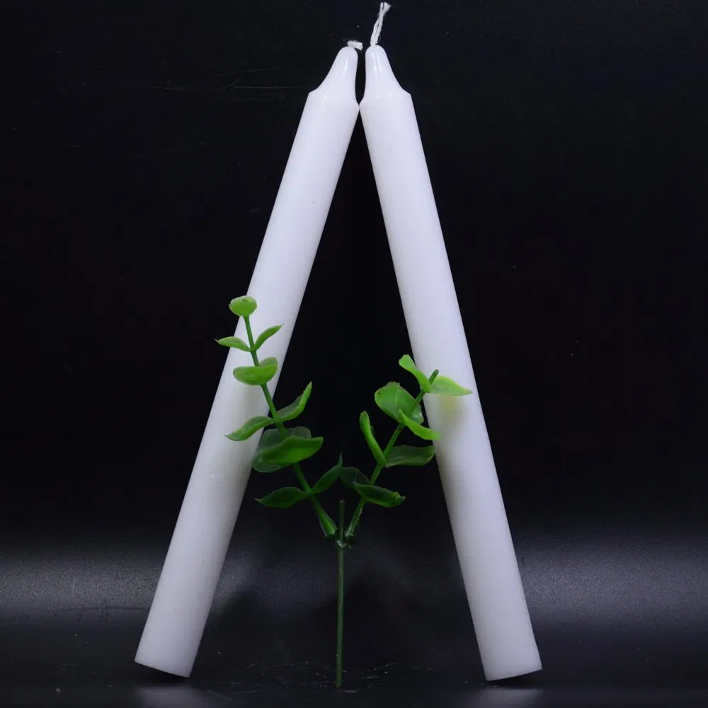 Paraffin Wax Candle 2.0cm* 19cm 49g White Candle 7hours 'burning Time