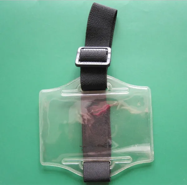 Personalized Armband Badge Holder with Elastic Strap
