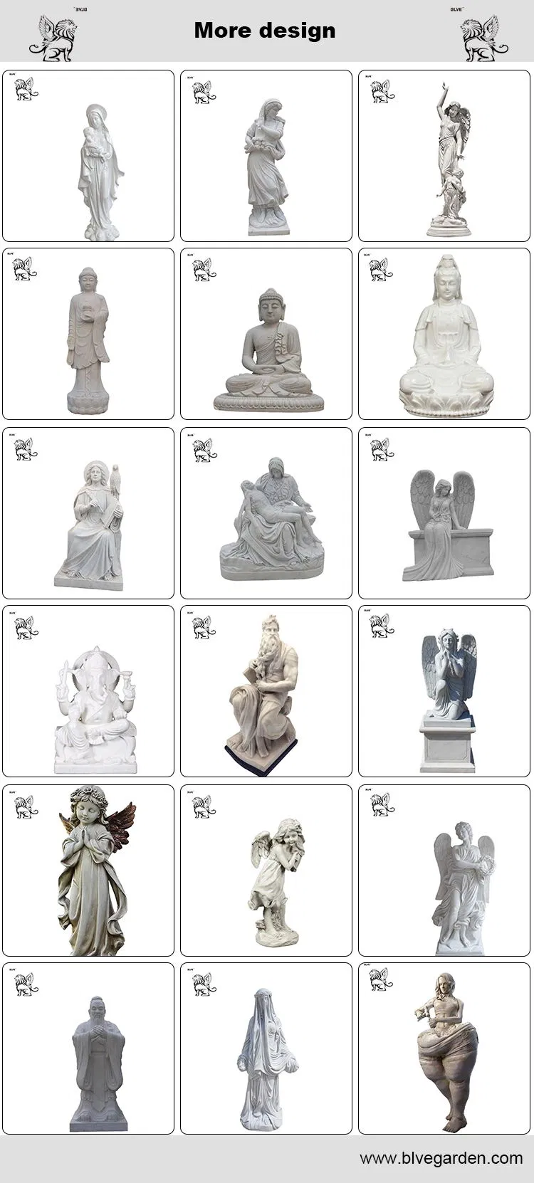 Religious Sculpture Wearing a Veil of Maria Marble Sculpture Mfsy-53