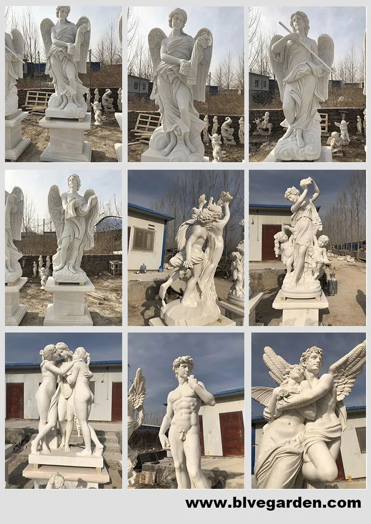 Religious Sculpture Wearing a Veil of Maria Marble Sculpture Mfsy-53