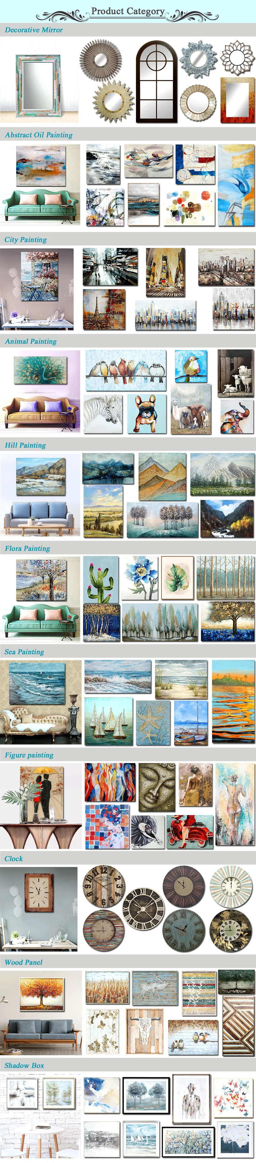 Large Hand Painted Christmas Art Wooden Wall Art Modern Oil Painting Contemporary Decor Artwork (30 X 30 inch) GF-P19052764