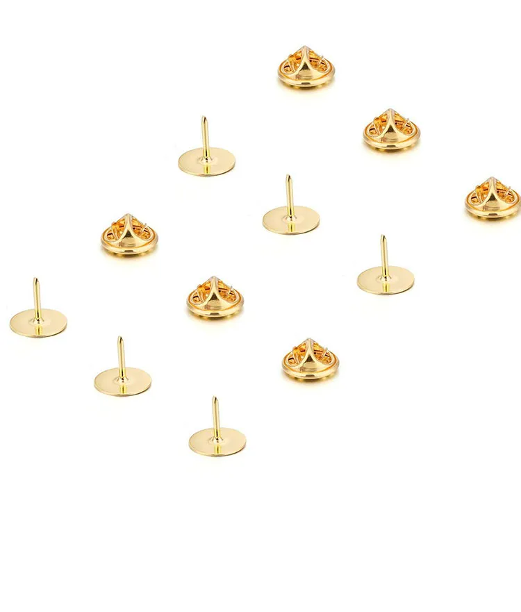 Tie Tacks and Clutch Backs Set Tie Tacks Blank Pins Butterfly Clutch Pin Backs Locking Clasps