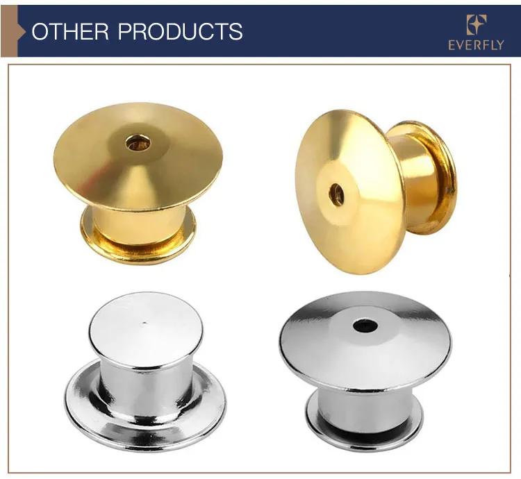 Tie Tacks and Clutch Backs Set Tie Tacks Blank Pins Butterfly Clutch Pin Backs Locking Clasps