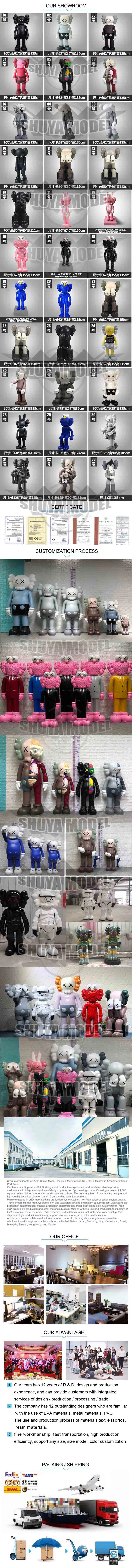 Toys Bearbrick Dolls Collection Model Gifts Kaw Figurines
