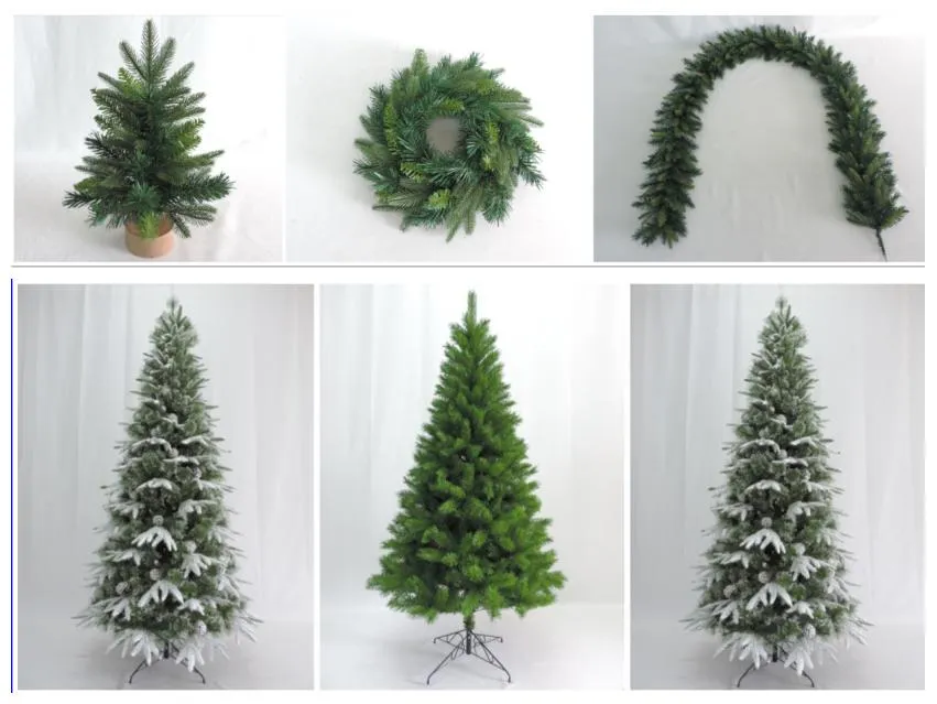 White/Dark Red Christmas Home Decoration Gift Ornament Tree 210cm