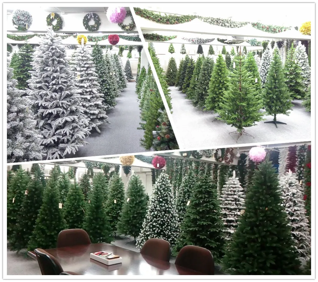 White/Dark Red Christmas Home Decoration Gift Ornament Tree 210cm