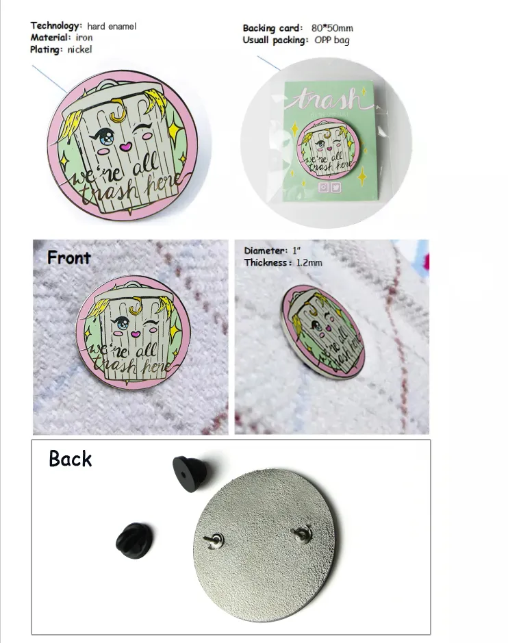 Wholesale Best Kpop Idol Metal Soft Enamel Lapel Pin Badge