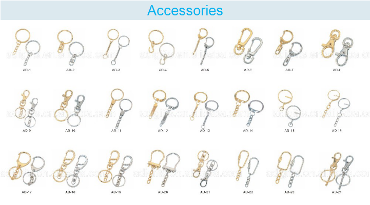 wholesale cheap metal custom logo blank key chain keychain